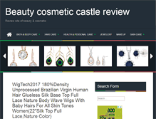 Tablet Screenshot of cosmeticcastle.net